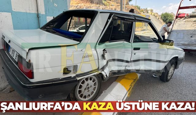 Şanlıurfa’da Aynı Noktada Peş Peşe Kaza