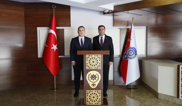 Cumhuriyet Başsavcı Murat Çalış'tan İl Emniyet Müdürü Atilla Aksoy'a Ziyaret