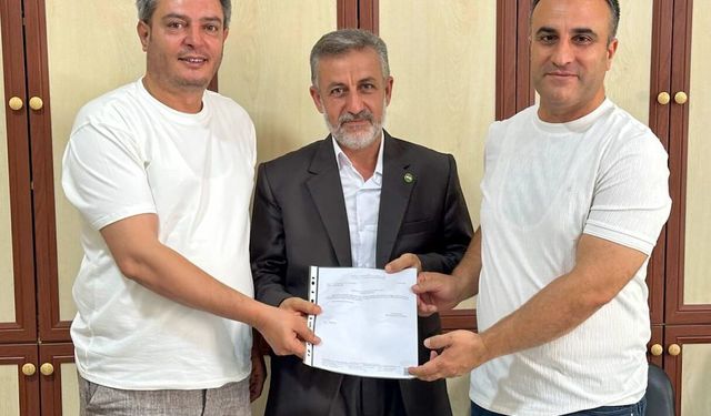 HÜDA PAR Eyyübiye İlçe Başkanı Mehmet Maytalman Mazbatasını Aldı