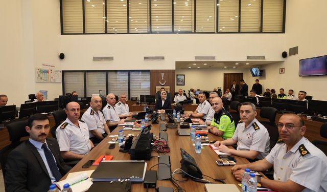 Kübra Güran Yiğitbaşı Başkanlığında Jandarma’da Kritik Asayiş Toplantısı