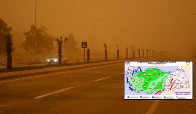 Meteoroloji'den Şanlıurfa İçin 'Toz Taşınımı' Uyarısı