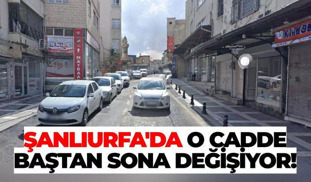Şanlıurfa Demokrasi Caddesi İçin İhale Açıldı