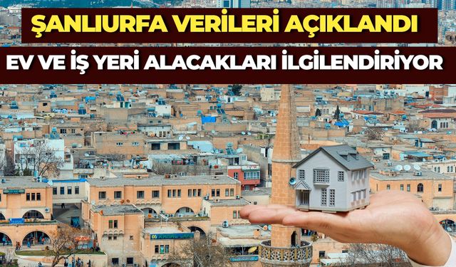 Şanlıurfa'da Haziran Ayında 2 Bin 382 Konut Satıldı