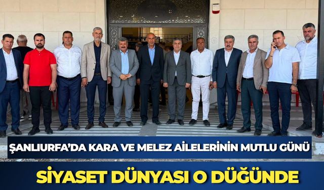 Şanlıurfa’da Kara ve Melez Ailelerinin Mutlu Günü