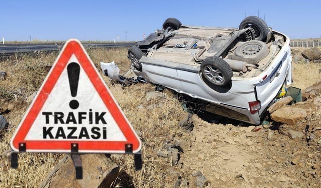 Şanlıurfa'da Şarampole Devrilen Otomobilden 4 Yaralı Çıktı