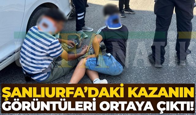 Şanlıurfa’daki Motosiklet Kazasının Güvenlik Kamerası Görüntüleri Ortaya Çıktı