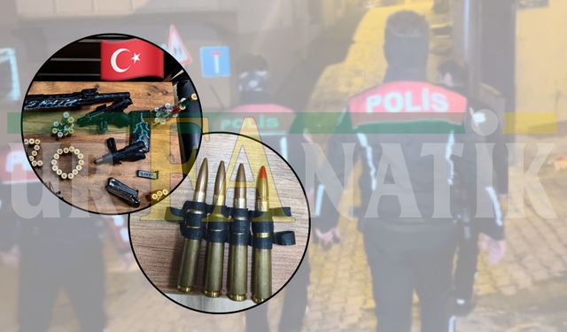 Şanlıurfa’nın Karaköprü İlçesinde Bir Evden Cephanelik Çıktı!