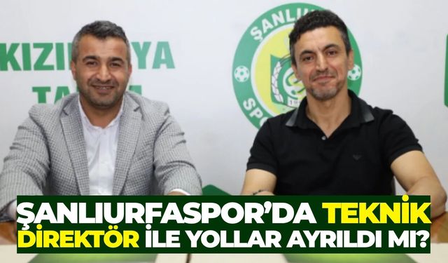 Şanlıurfaspor’da Teknik Direktör Ümit Bozkurt İle Yollar Ayrıldı Mı?