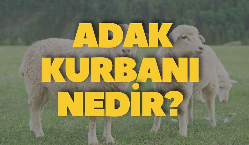 Adak Kurbanı Nedir?