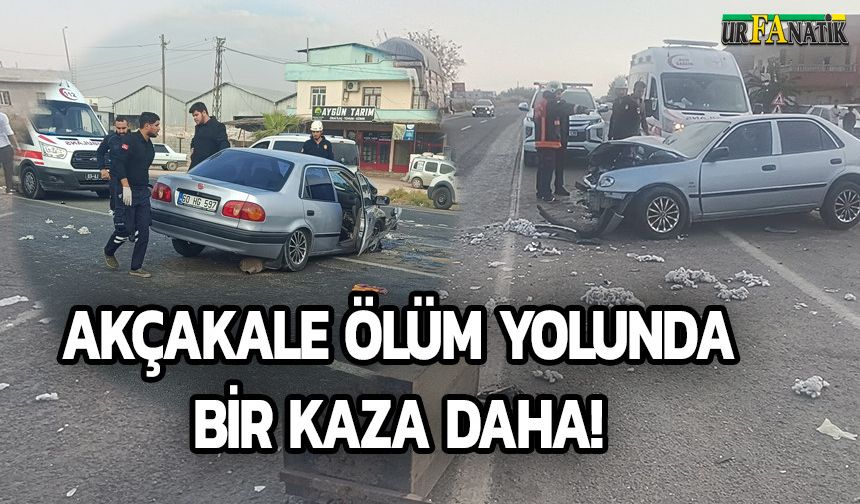 Akçakale Ölüm Yolunda Bir Kaza Daha! Yaralılar var