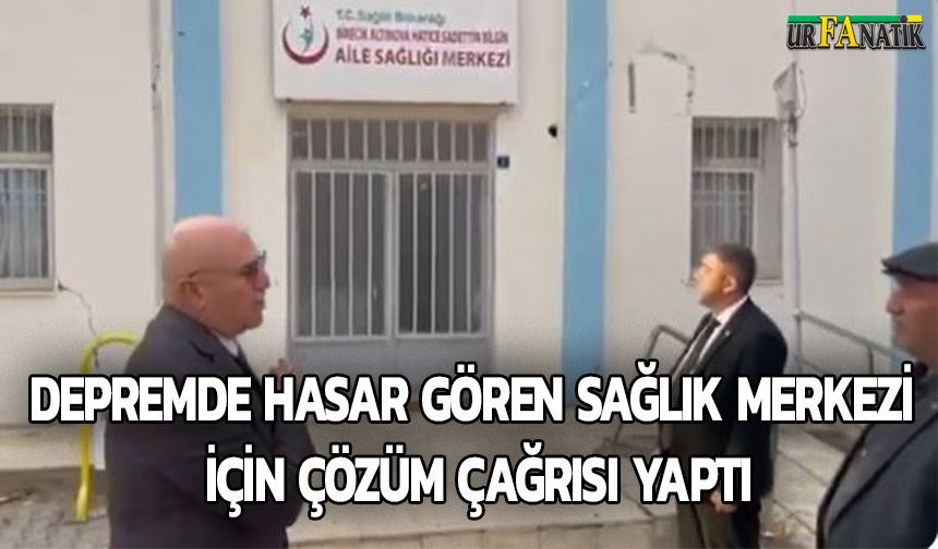 Mahmut Tanal: Şanlıurfa’da Sağlık Hizmetine İhanet Ediliyor!