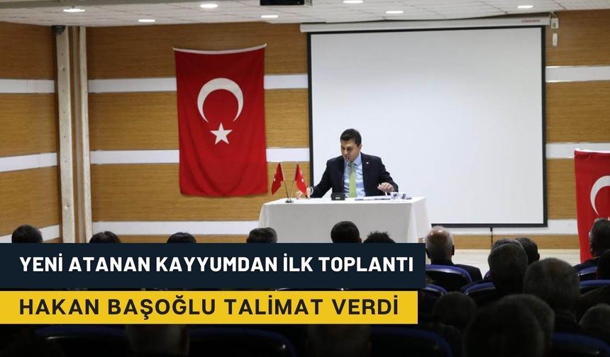 Halfeti Belediye Başkanvekili Başoğlu İlk Toplantısını Yaptı