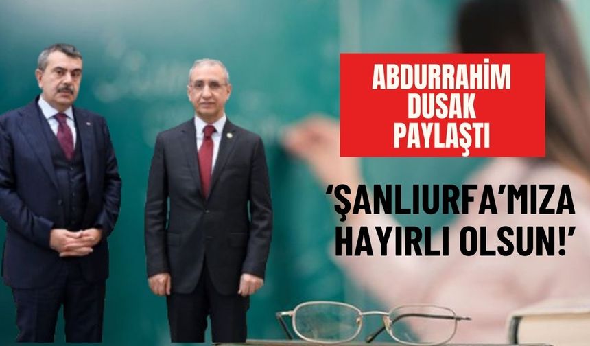 20 Bin Atamanın %25’i Şanlıurfa’ya Yapıldı