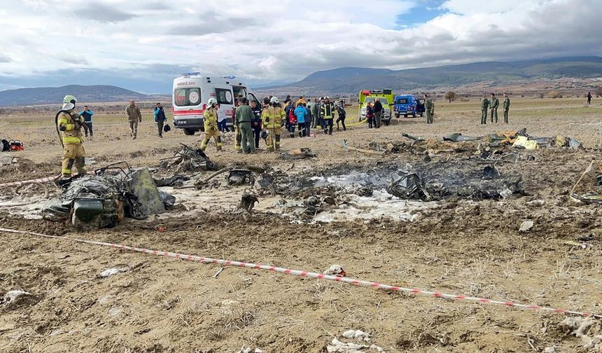 Isparta’da Askeri Helikopter Düştü!