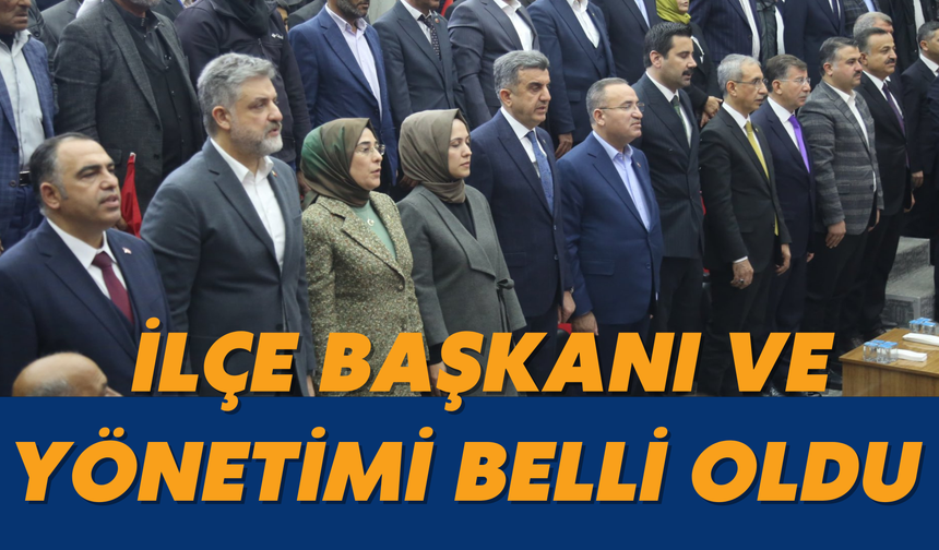 AK Parti Akçakale İlçe Başkanı Ve Yönetimi Belli Oldu