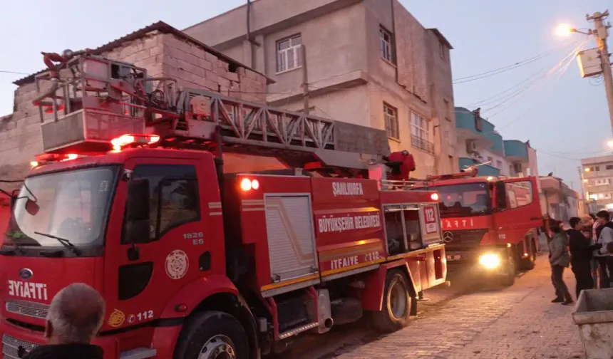 Akçakale’de Mesken Yangını: 1 Yaralı