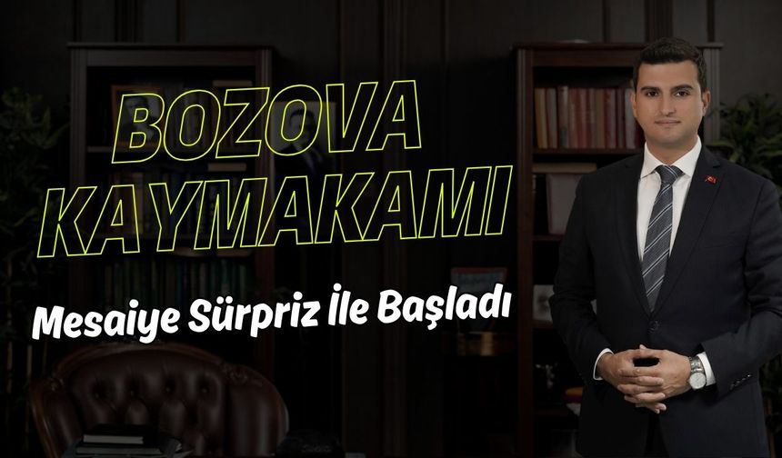 Bozova Kaymakamı Mesaiye Sürpriz İle Başladı