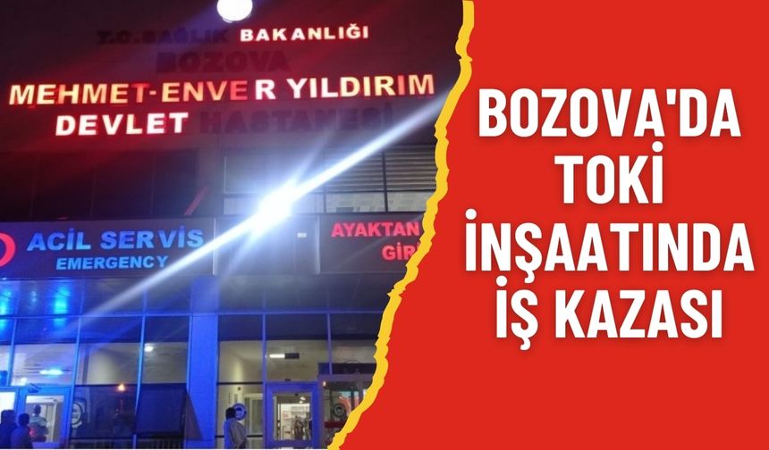 Bozova'da TOKİ İnşaatında İş Kazası: 1 Yaralı