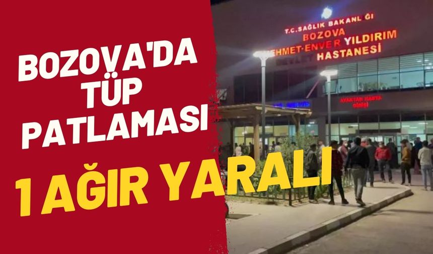 Bozova'da Tüp Patlaması: 1 Ağır Yaralı