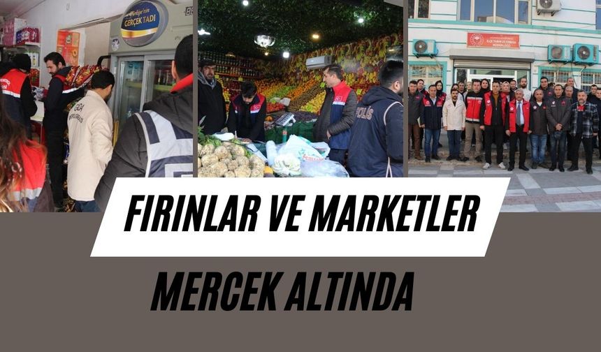 Şanlıurfa’da Fırınlar Ve Marketler Mercek Altında