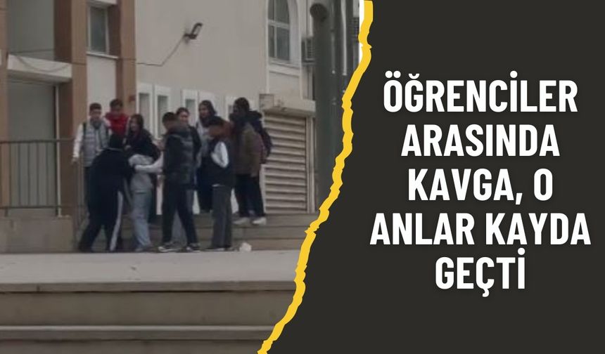 Haliliye’de Lise Öğrencileri Kavga Etti, O Anlar Kamerada