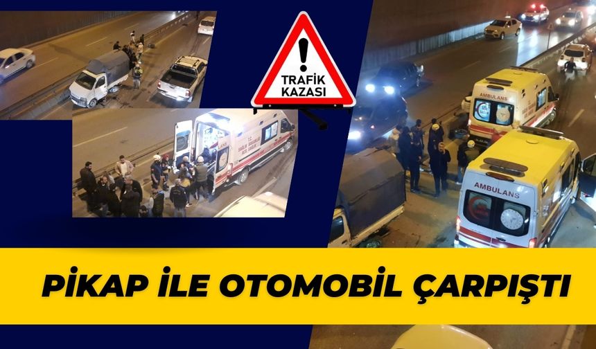 Haliliye’de Feci Kaza: Pikap ile Otomobil Çarpıştı, 1 Yaralı