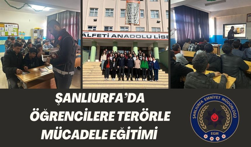 Şanlıurfa Polisi’nden Öğrencilere Güvenlik Semineri