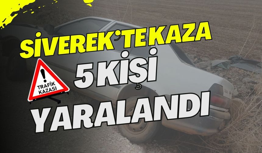 Siverek’te Kontrolden Çıkan Araç 5 Kişiyi Yaraladı