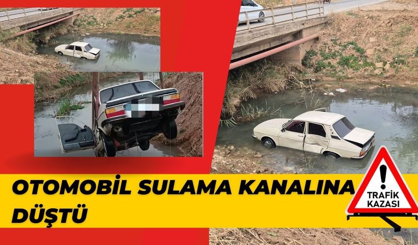 Suruç’ta Otomobil Kanalına Uçtu, 2 Kişi Hayatta