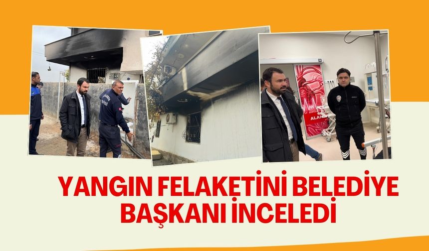 Ceylanpınar’da korkutan Yangın: Belediye Başkanı Olay Yerinde