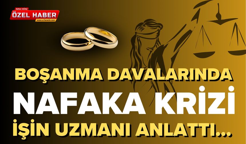 Boşanma Davalarında Nafaka Krizi: İşin Uzmanı Anlattı…