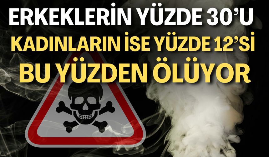 Erkeklerin Yüzde 30’u Kadınların İse Yüzde 12’si Bakın Neden Ölüyor