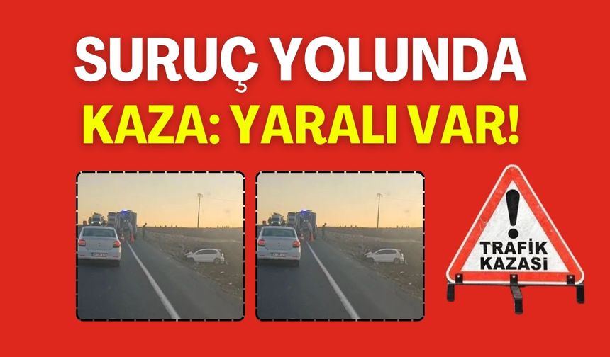 Şanlıurfa’da Otomobil Şarampole Uçtu, Sürücü Kurtarıldı