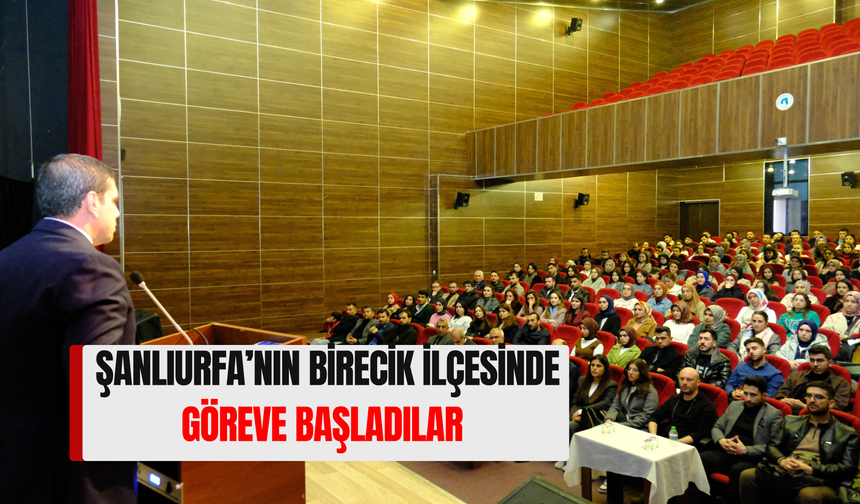 Şanlıurfa’nın Birecik İlçesinde Göreve Başladılar