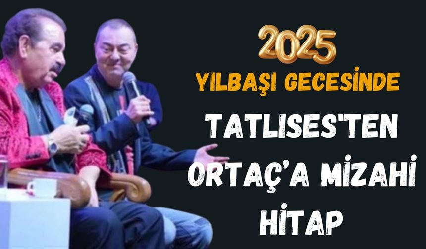 Yılbaşı Sahnesinde Tatlıses ve Ortaç’tan Eğlenceli Diyalog