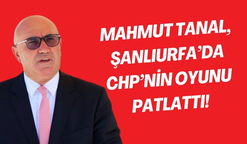 Mahmut Tanal’ın Başarısıyla CHP, Şanlıurfa’da Yükselişe Geçti!