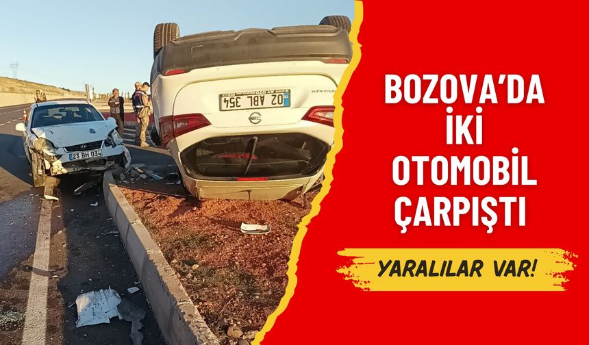 Bozova'da İki Otomobilin Çarpıştığı Kazada 5 Kişi Yaralandı