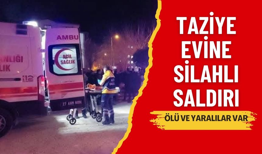 Gaziantep’te Taziye Evinde Silahlı Saldırı: 2 Ölü, 3 Yaralı