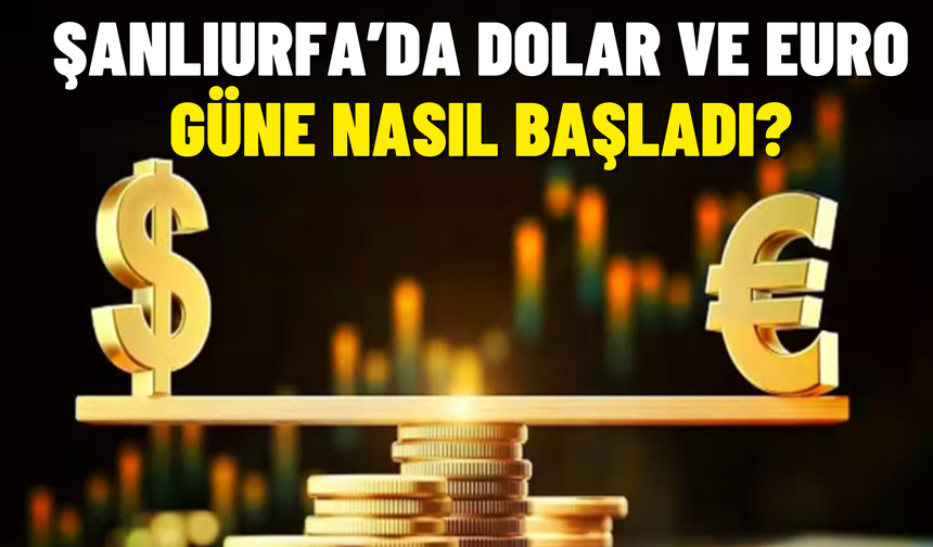 Şanlıurfa’da Dolar ve Euro Güne Nasıl Başladı?