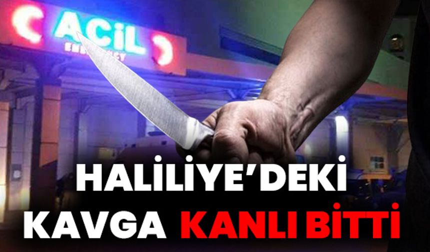 Haliliye’de İki Grup Arasındaki Kavga Kanlı Bitti