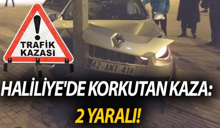 Şanlıurfa Haliliye'de Korkutan Kaza: 2 Araç Çarpıştı, 2 Yaralı!