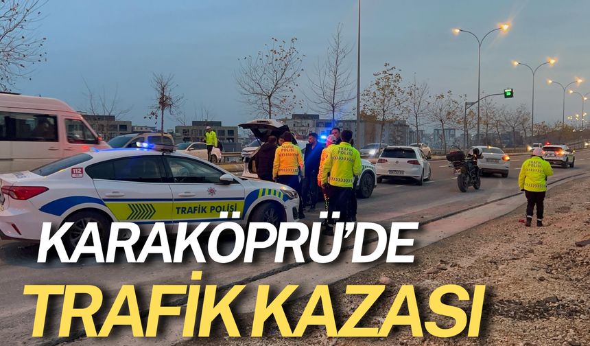 Şanlıurfa Karaköprü’de Otomobil Yayaya Çarptı!