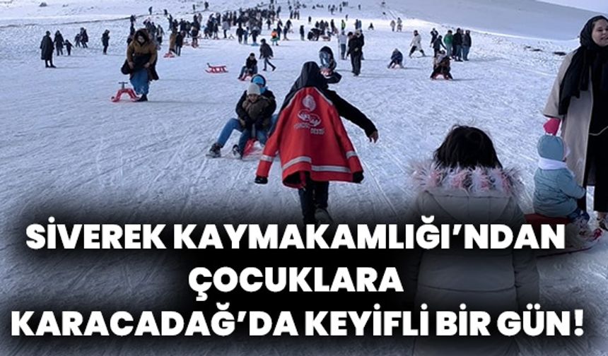 Siverek Kaymakamlığı’ndan Çocuklara Karacadağ’da Keyifli Bir Gün!