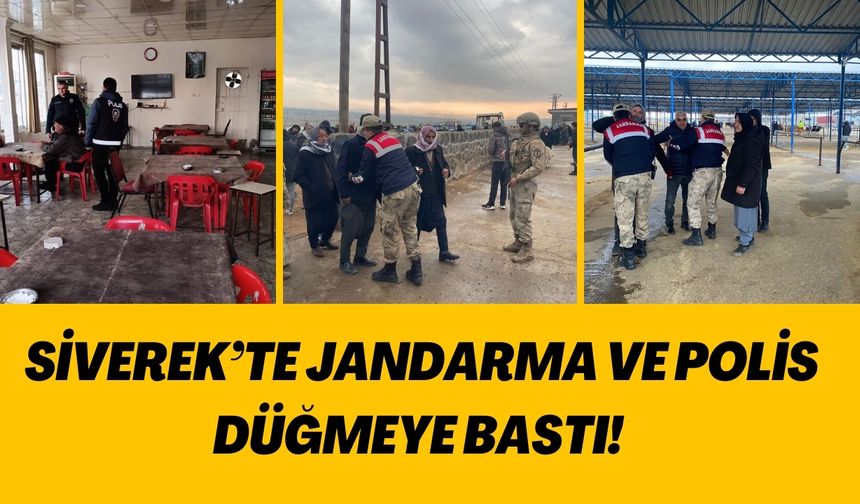 Siverek’te Jandarma Ve Polis Düğmeye Bastı! Çember Daraldı