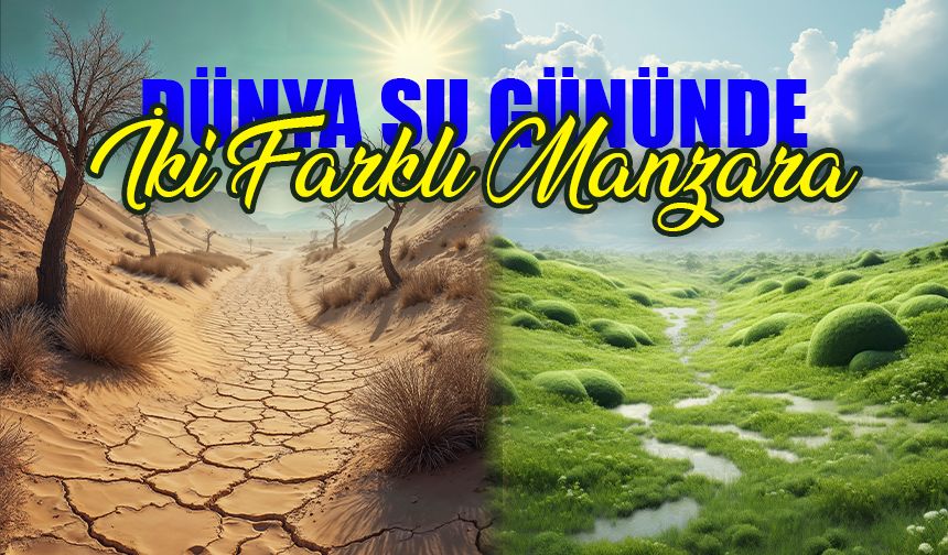 Dünya Su Gününde: Şanlıurfa'da İki Farklı Manzara