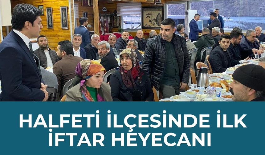 Şanlıurfa Halfeti İlçesinde İlk İftar Heyecanı