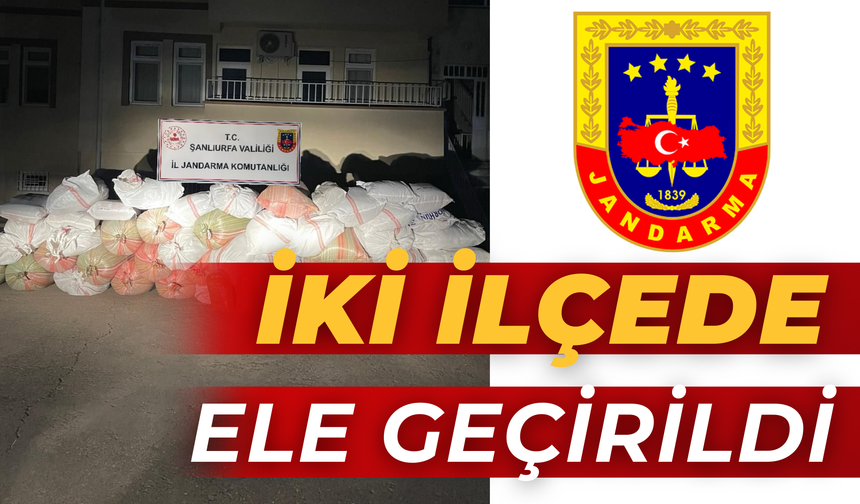 Viranşehir  Ve Siverek İlçelerinde Ele Geçirildi: Şok Uygulama