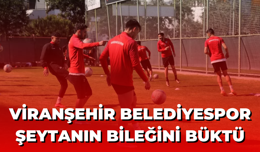 Viranşehir Belediyespor Şeytanın Bileğini Büktü!