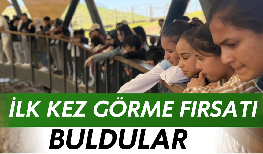 Harranlı Öğrenciler İlk Kez Görme Fırsatı Buldu