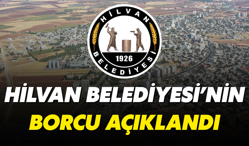 Hilvan Belediyesi’nin Borcu Açıklandı!